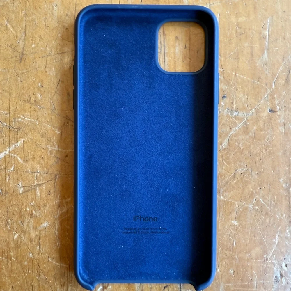 Apple iPhone 11 Pro Max Leather Case OEM - Blue